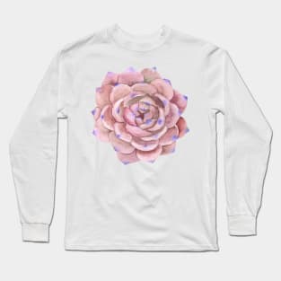 Pink Flower Long Sleeve T-Shirt